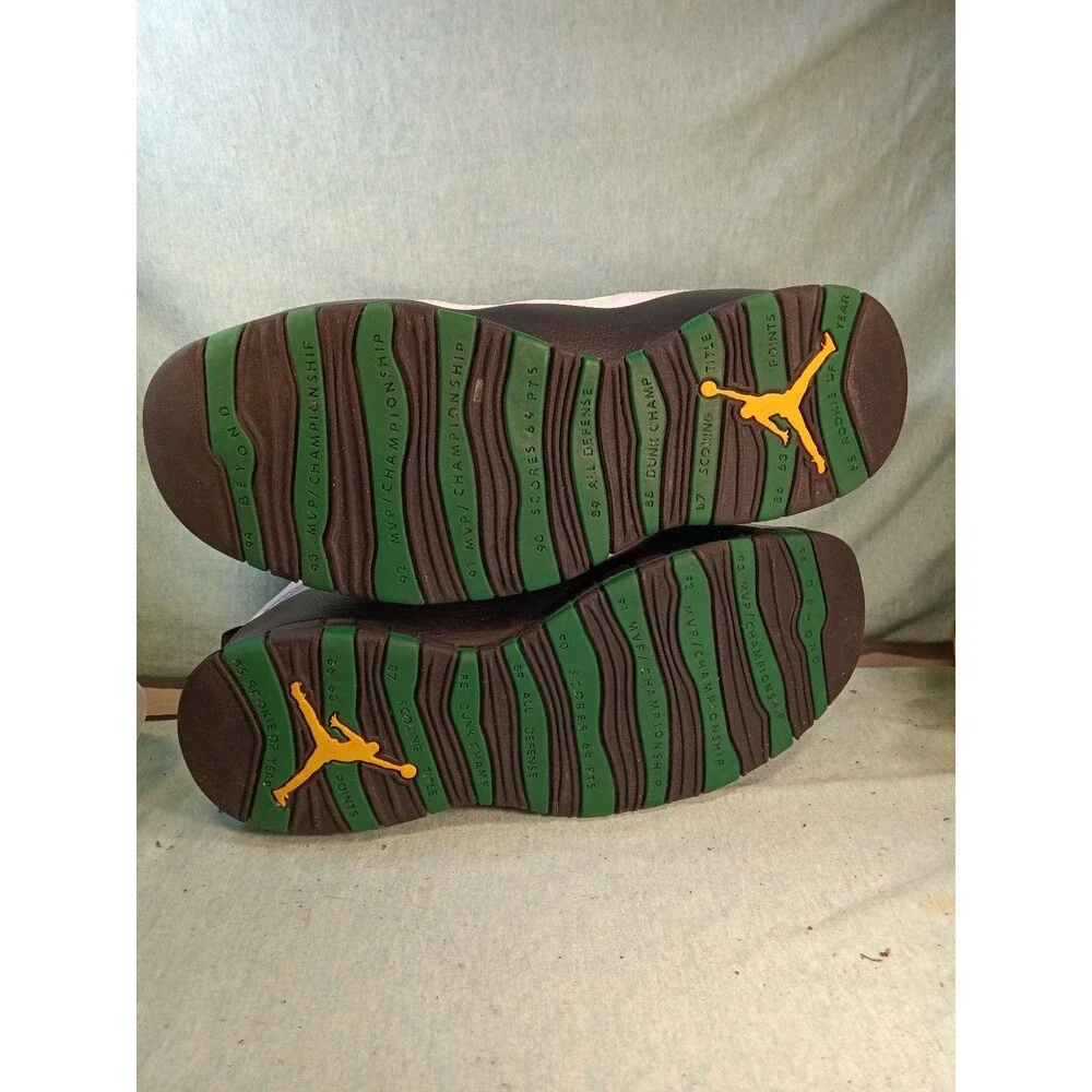 Nike Air Jordan 10 Retro Seattle Supersonics Size 10 310806-137